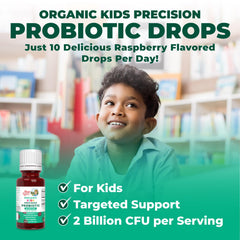 Raspberry flavored liquid drops for kids