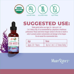 Ingredients: Organic Irish Moss, glycerin, water, natural flavor