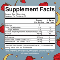 Close-up of strawberry-flavored Sleep Gummies