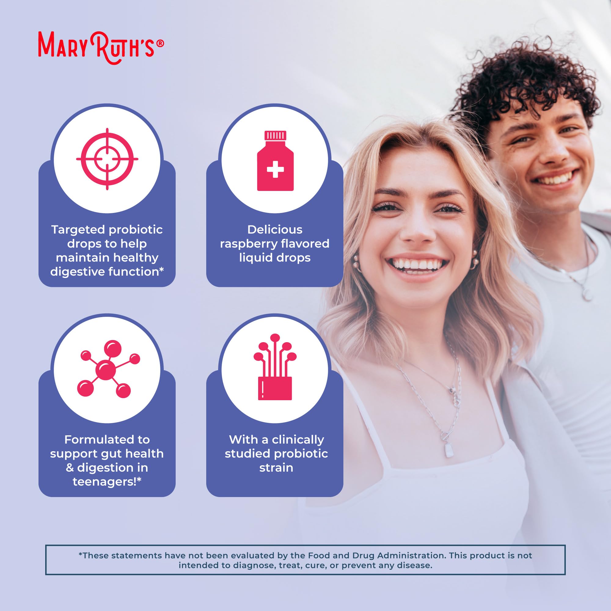 Dosing guide showing up to 10 drops daily for teens