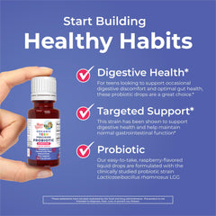 Packaging shown for MaryRuth Organics teen probiotic drops