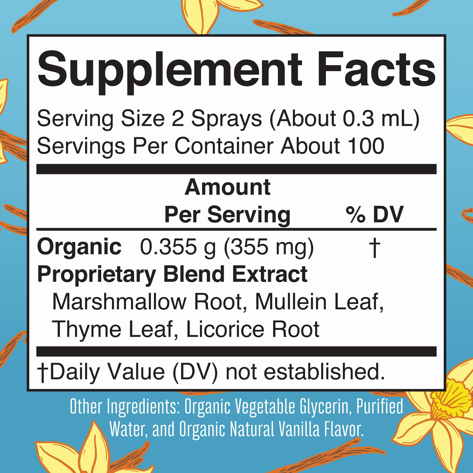 Vegan, Non-GMO, Gluten-Free labels on product