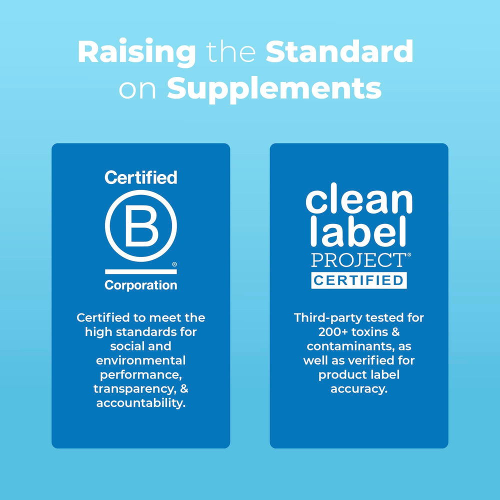 USDA Organic certification label on MaryRuth product