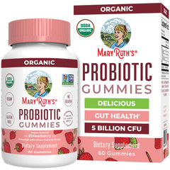 MaryRuth Organics probiotic gummies bottle – 60 count