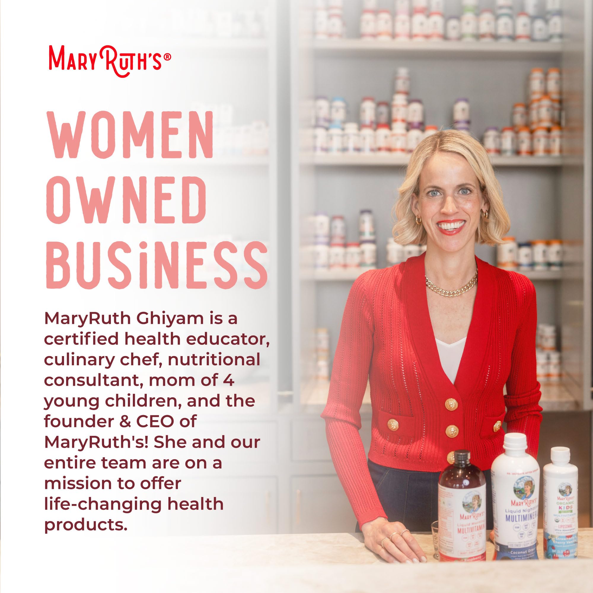Lifestyle image featuring probiotic gummies with wellness items