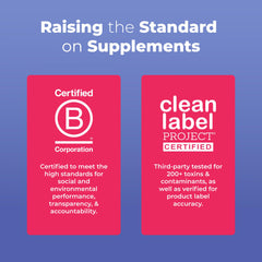 USDA Organic, Vegan, and Non-GMO certification icons for MaryRuth