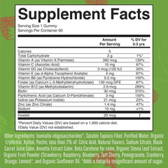 Non-GMO, gelatin-free, pectin-based MaryRuth Organics ingredients