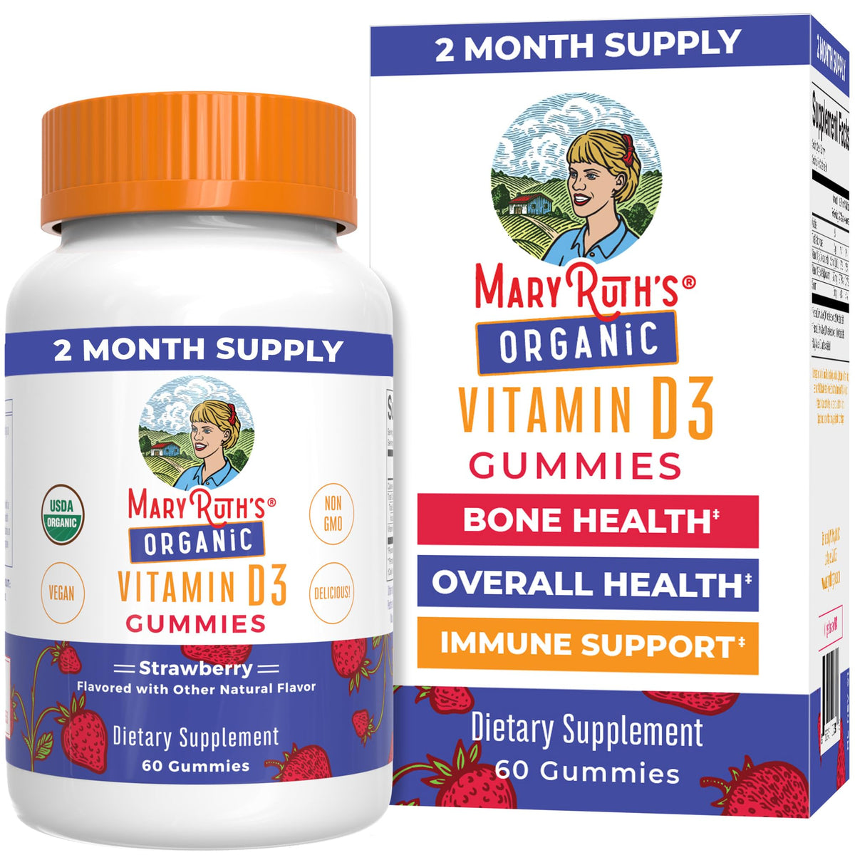 MaryRuth Organics Vitamin D3 Gummies bottle