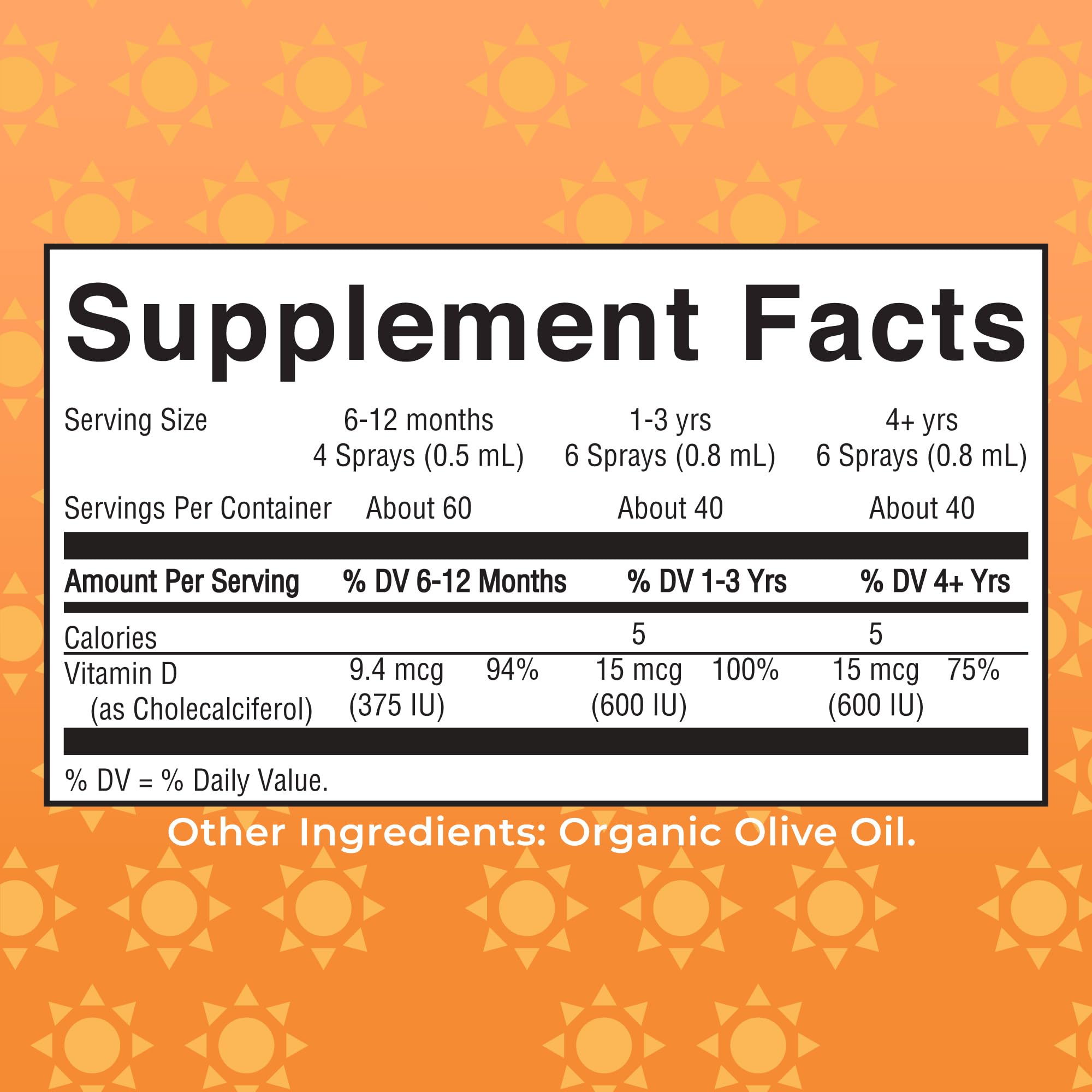 D3 spray made from vegan non-GMO lichen in olive oil