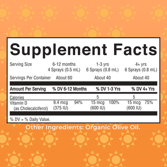 D3 spray made from vegan non-GMO lichen in olive oil