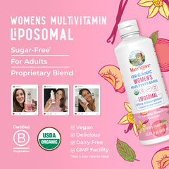 15.22 fl oz MaryRuth Multivitamin bottle on shelf