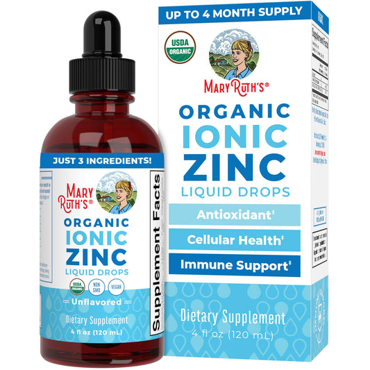 MaryRuth Organics Zinc Liquid Immune Support 4oz bottle