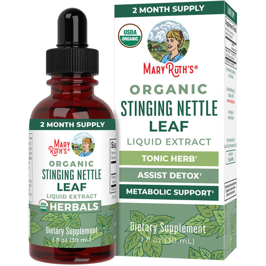 Front view of MaryRuth Organics Stinging Nettle Leaf Extract bottle