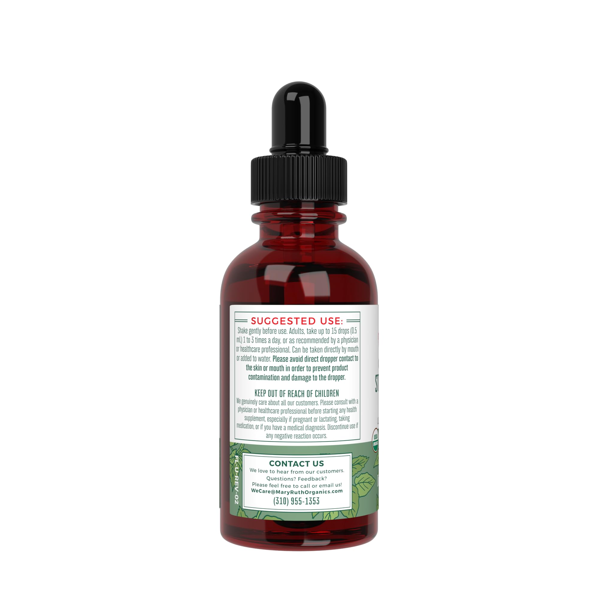 MaryRuth Stinging Nettle liquid drops bottle with dropper