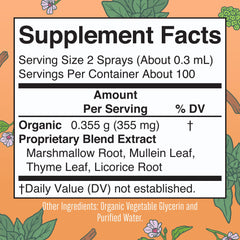 USDA Organic, Non-GMO, Vegan and Gluten Free badges on packaging