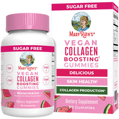 MaryRuth Organics Vegan Collagen Boosting Gummies bottle on white background