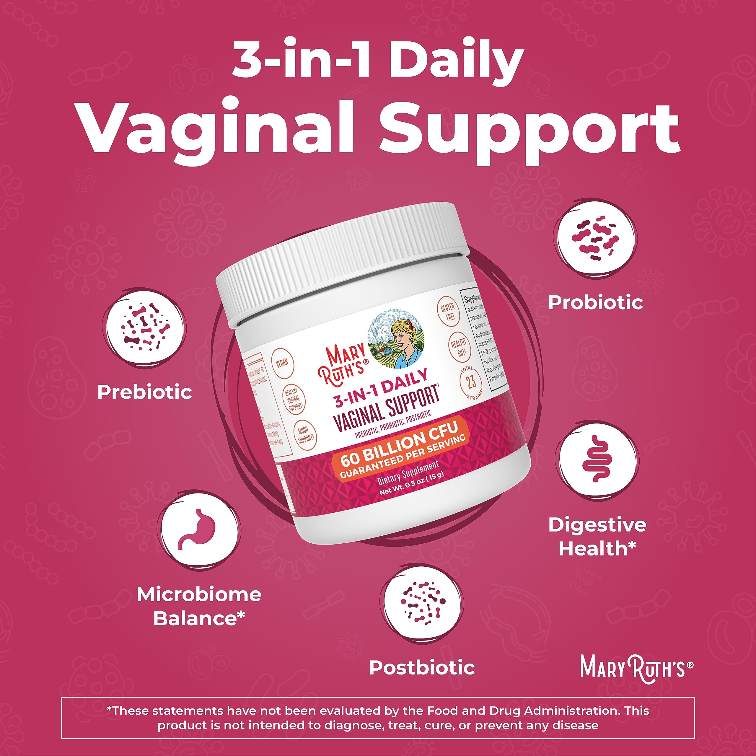MaryRuth's logo and product name on label