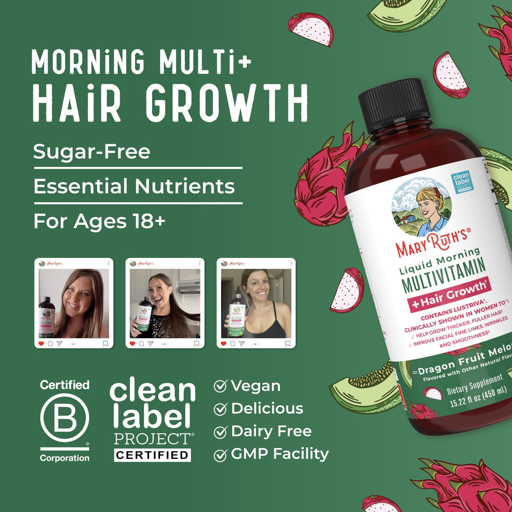MaryRuths bottle sugar free and nut free features for sensitive diets