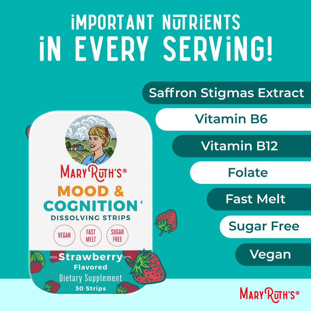 MaryRuth's Mood & Cognition packaging and branding