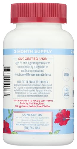 Easy-to-chew gummy texture and dosage information