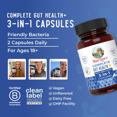 Capsules displayed for allergen-friendly, dairy-free and nut-free use.