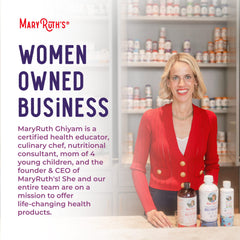 Vegan non GMO clean label badge on MaryRuth's gummies.
