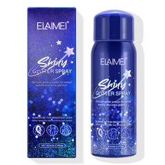 MASAIGGE shiny glitter spray for hair adds instant party sparkle.