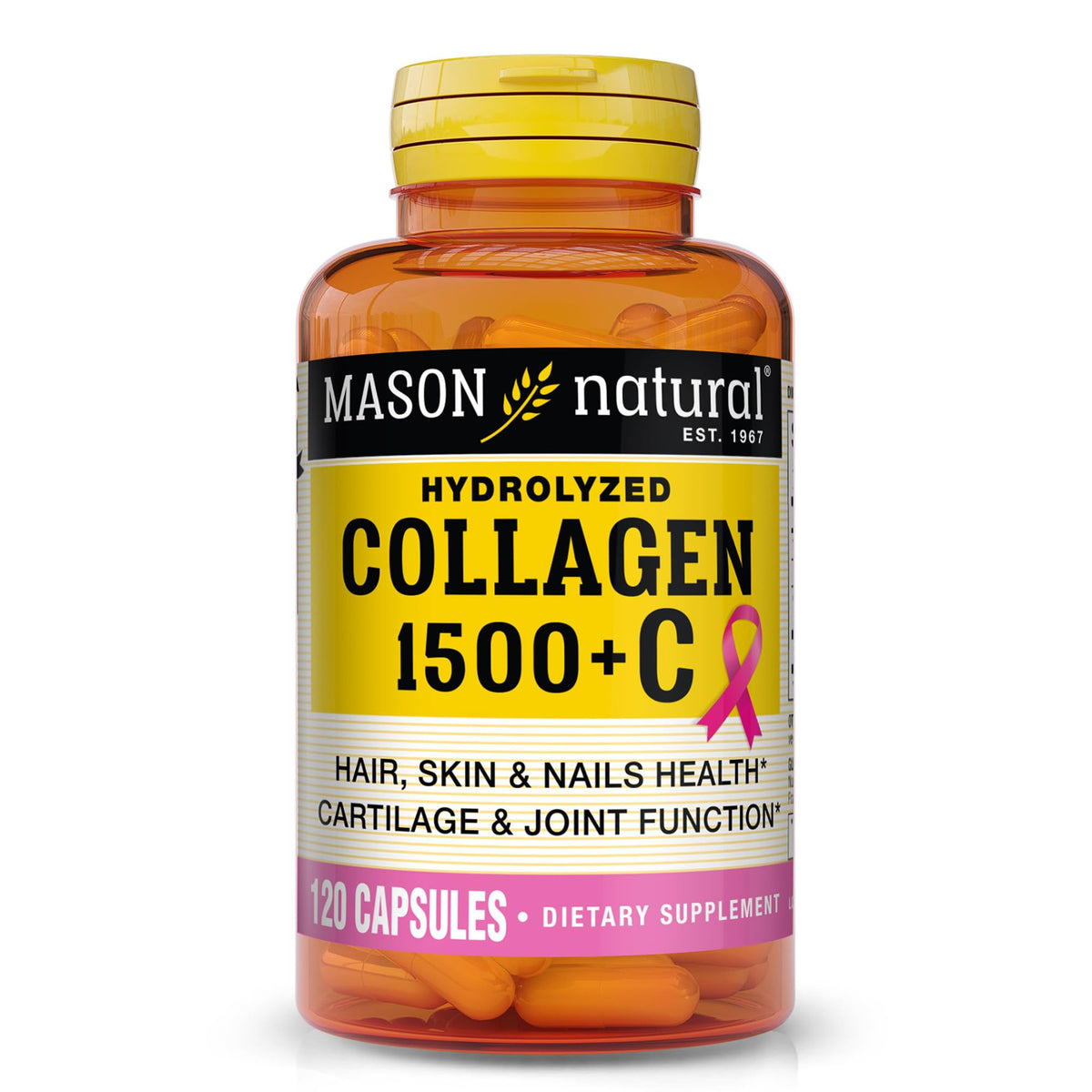 Mason Natural Collagen 1500mg with Vitamin C, Biotin & Calcium - hero image