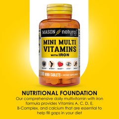 Box packaging showing 100-day supply of Mason Natural vitamins