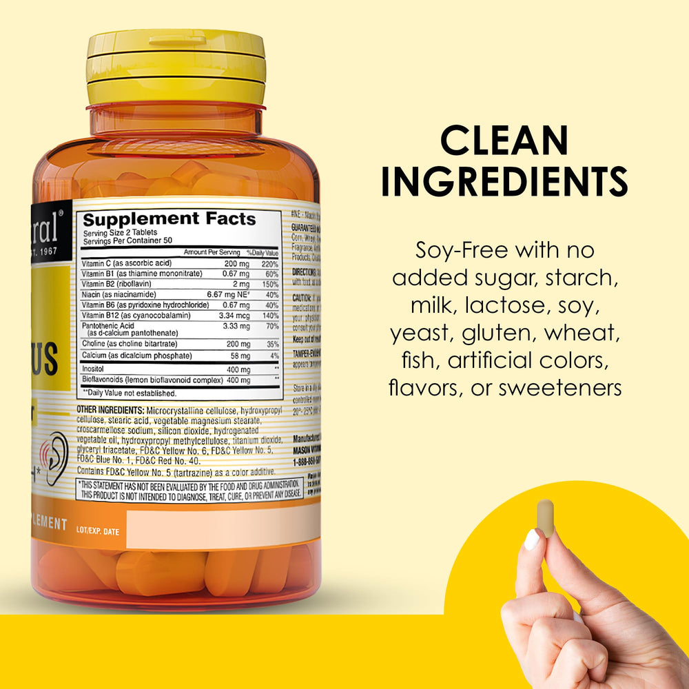 Vitamin C and B vitamin ingredients