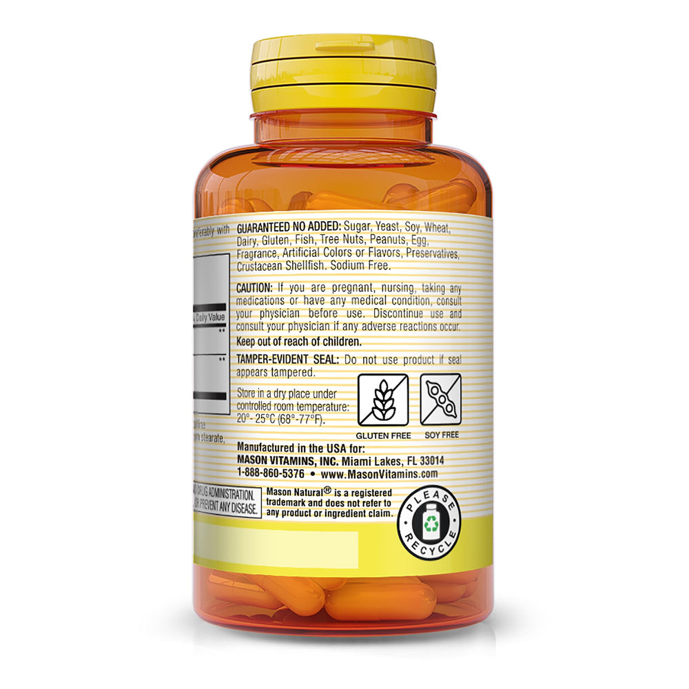 Close-up of Mason Natural Liver & Kidney Cleanser label