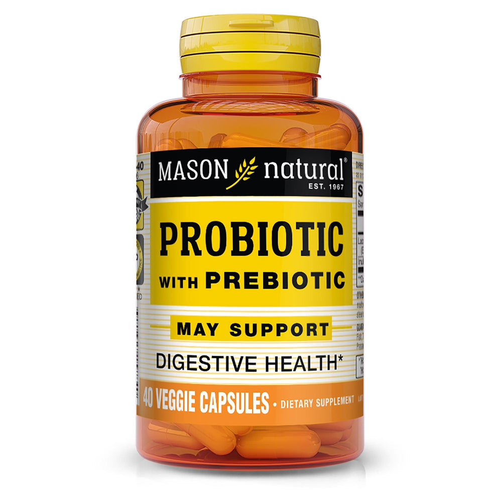 Mason Natural Probiotic with Prebiotic bottle – 40-day supply