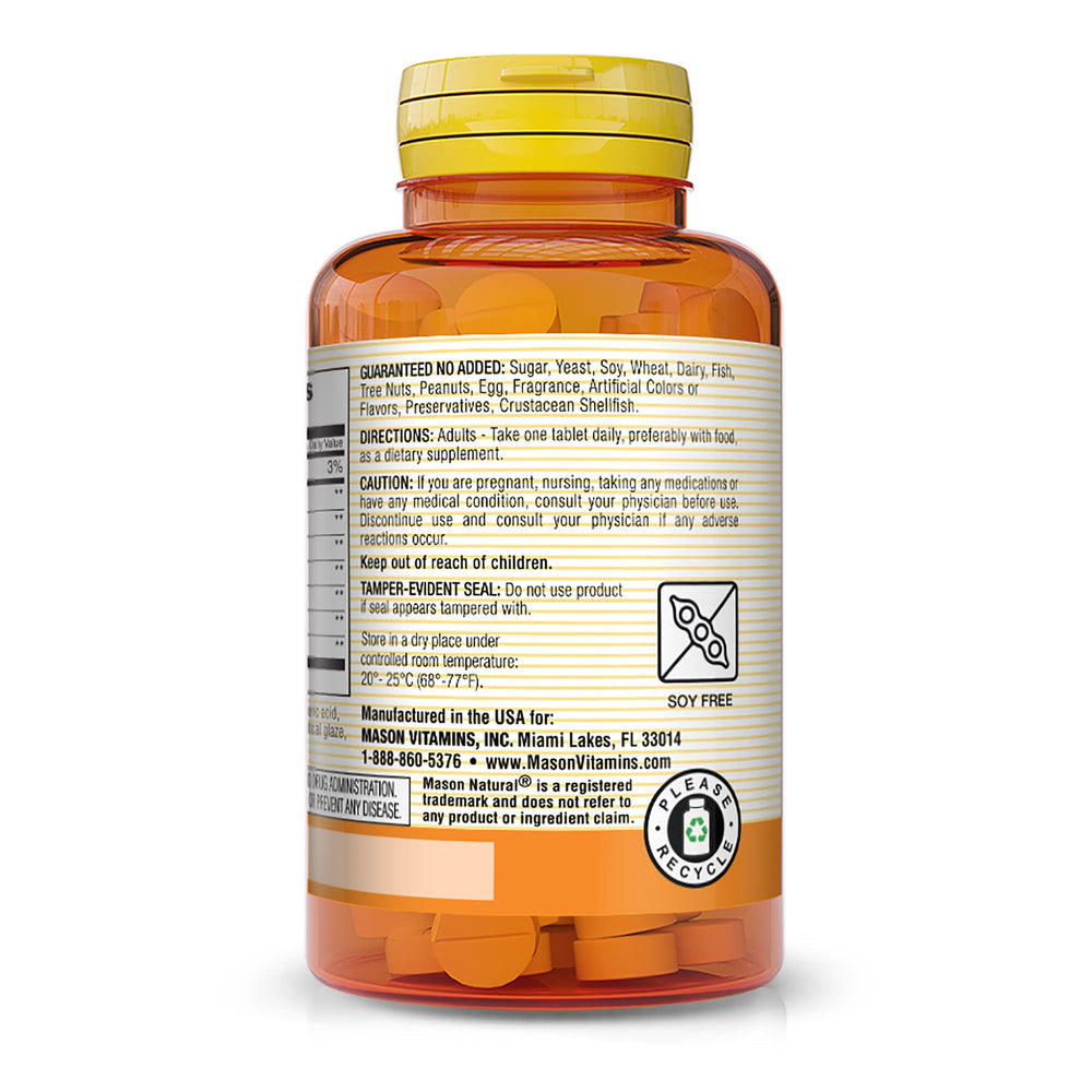 Close-up of lactase enzyme illustration in Mason Naturals formula