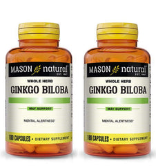Mason Vitamins Ginkgo Biloba 500 mg – 180 capsules per bottle, 2 bottles (360 capsules) – product image 1