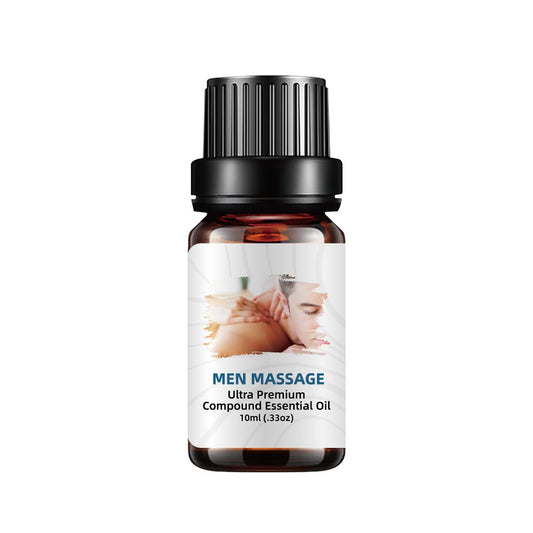 Bottle of Massage and Body Glow Oil with Rose and Ylang Ylang essential oils