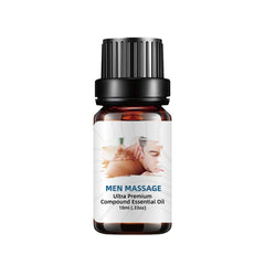 Bottle of Massage and Body Glow Oil with Rose and Ylang Ylang essential oils