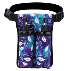 Front view of massage bottle bag with belt design
