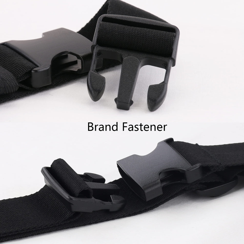 Small pockets for compact bottles up to 6.69 inches tall and 1.57 inches diameter