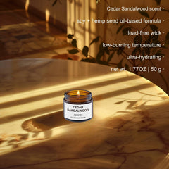 Romantic gift-ready Massage Candle packaging