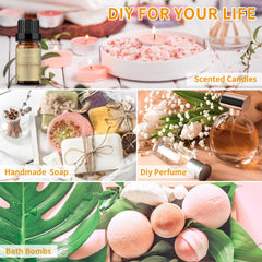 Massage oil blend with coconut vanilla essential oil