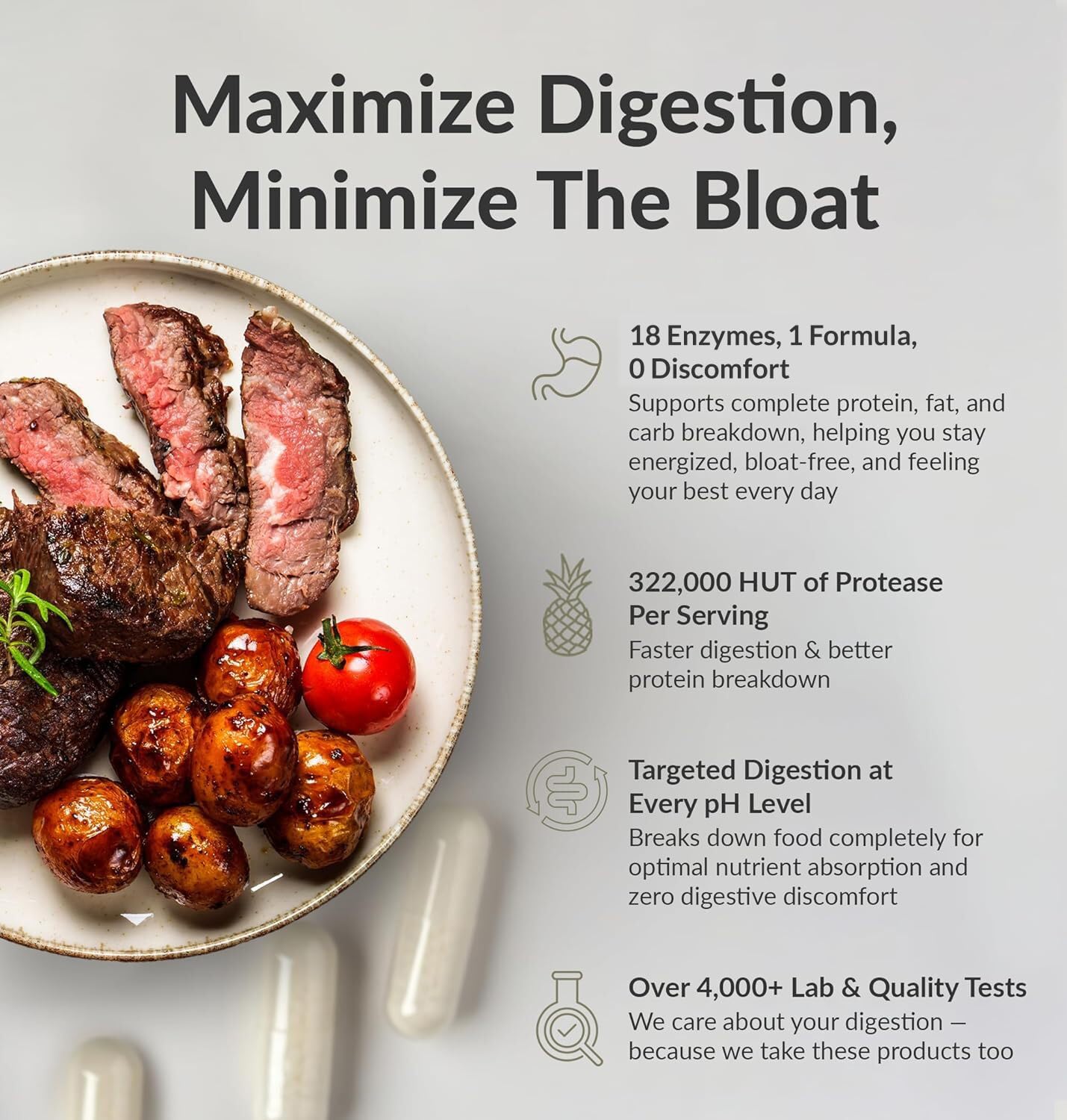 Enzymes amylase and lipase illustration