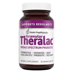 Master Supplements Granular Theralac probiotic powder bottle front