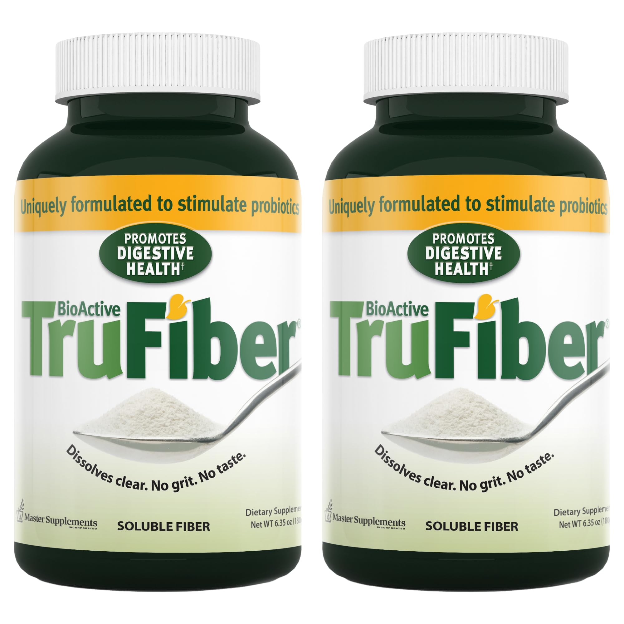 Front view of TruFiber 6.35 oz bottle in a 2-pack