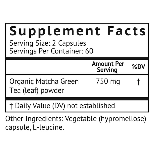 Close-up of MATCHAMAX matcha capsules