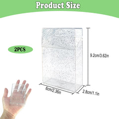 Transparent plastic cotton bud holder from MatFirsmo