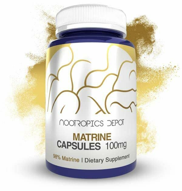Matrine Capsules bottle with Sophora flavescens extract label