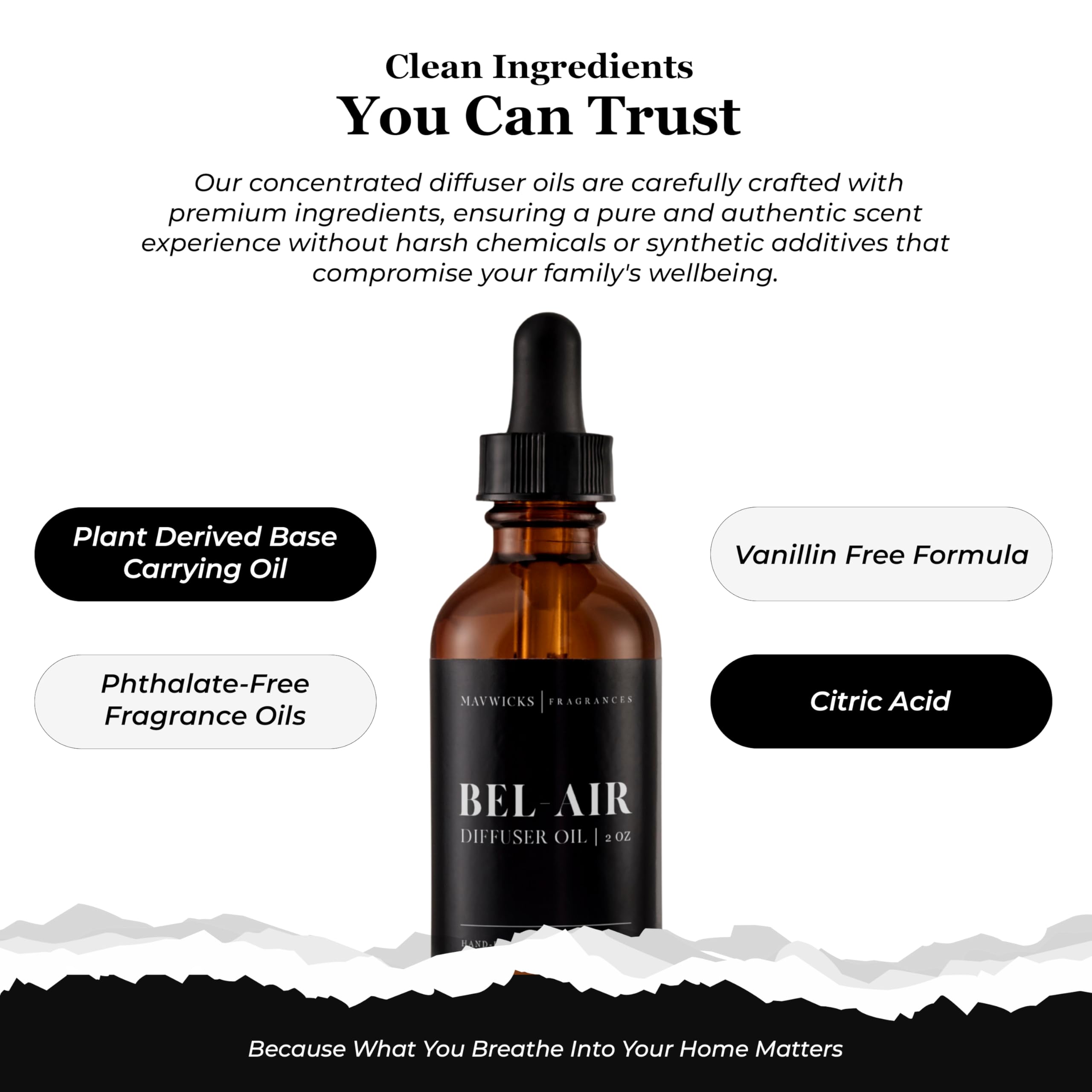 Hotel room fragrance with Bel-Aire diffuser oil
