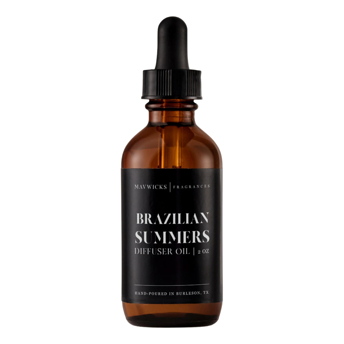 2oz bottle of Mavwicks Brazilian Summers diffuser oil