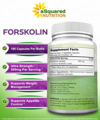 Each Forskolin capsule contains 250mg, max strength