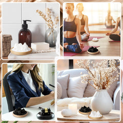 Maxdot diffuser decorated room ambiance with natural wooden aesthetic